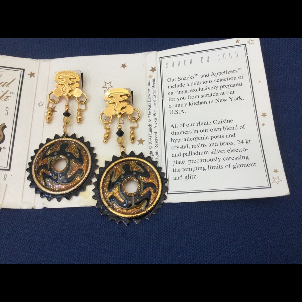 Snacks at the Ritz Earrings, Toltec Snacks